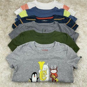 Cat and Jack Boys T Shirts, Size 4T, Bundle Of 6